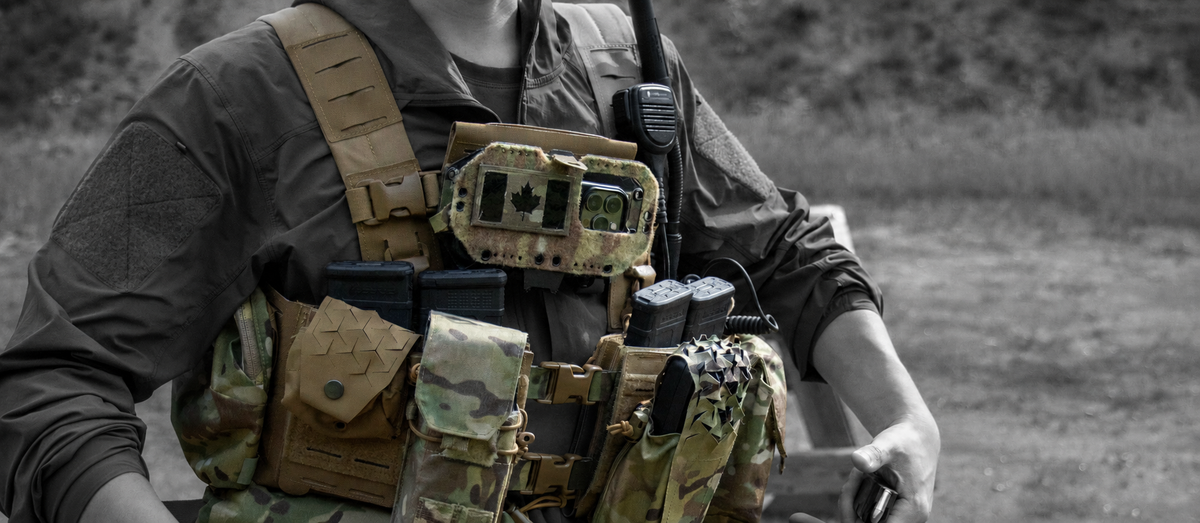 FCSF Field Convertible Split-Front Chest Rig — Kilo North Custom, made in Canada